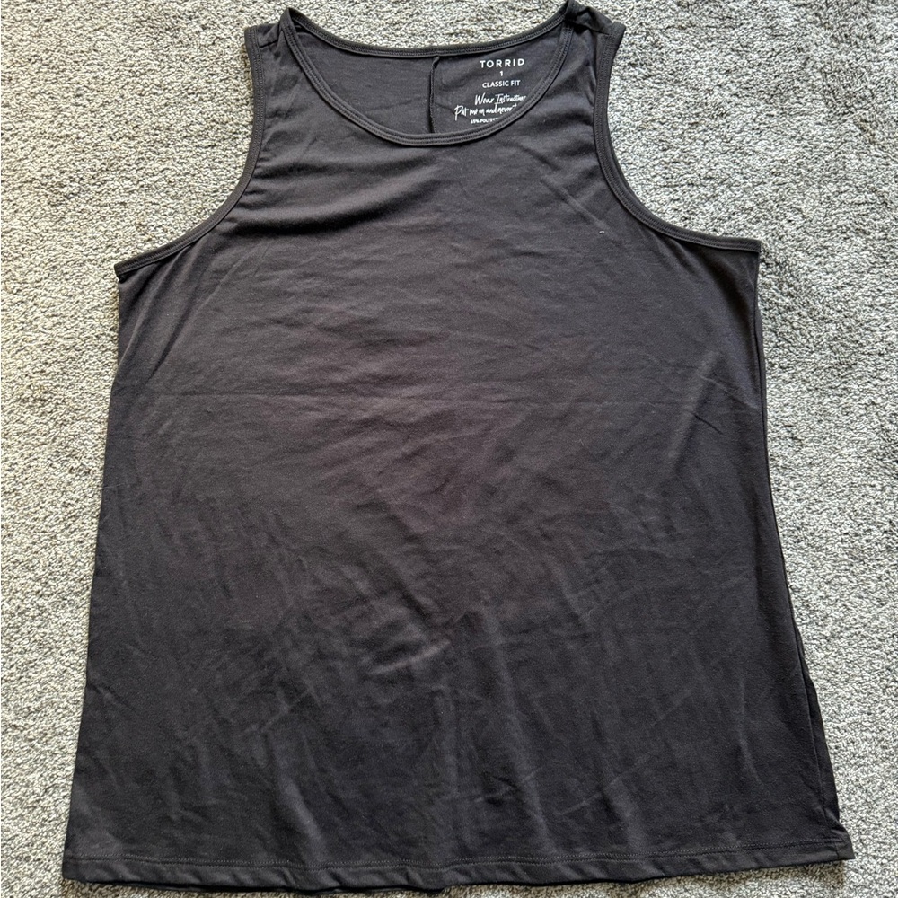 Torrid Black Classic Fit Tank Top
